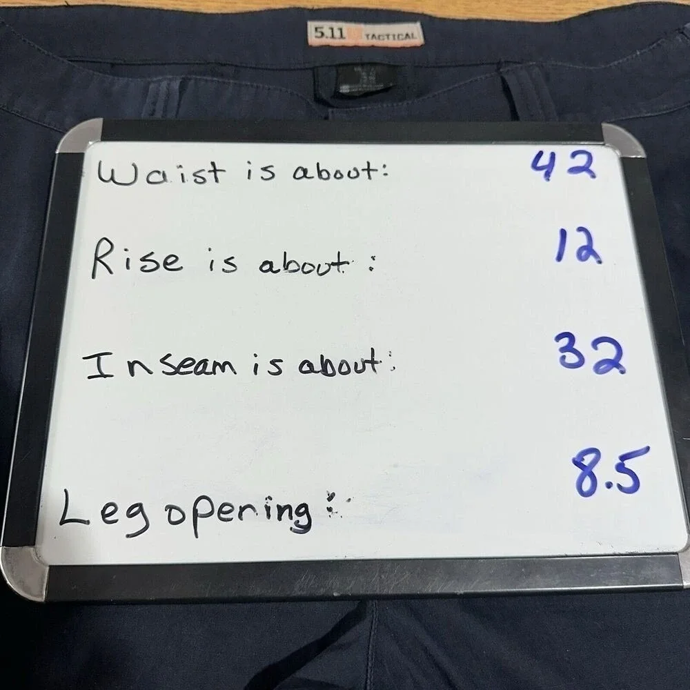 5.11 Tactical Men 42x32 Navy Blue Ripstop Cargo Pants Outdoor Hiking Gorpcore